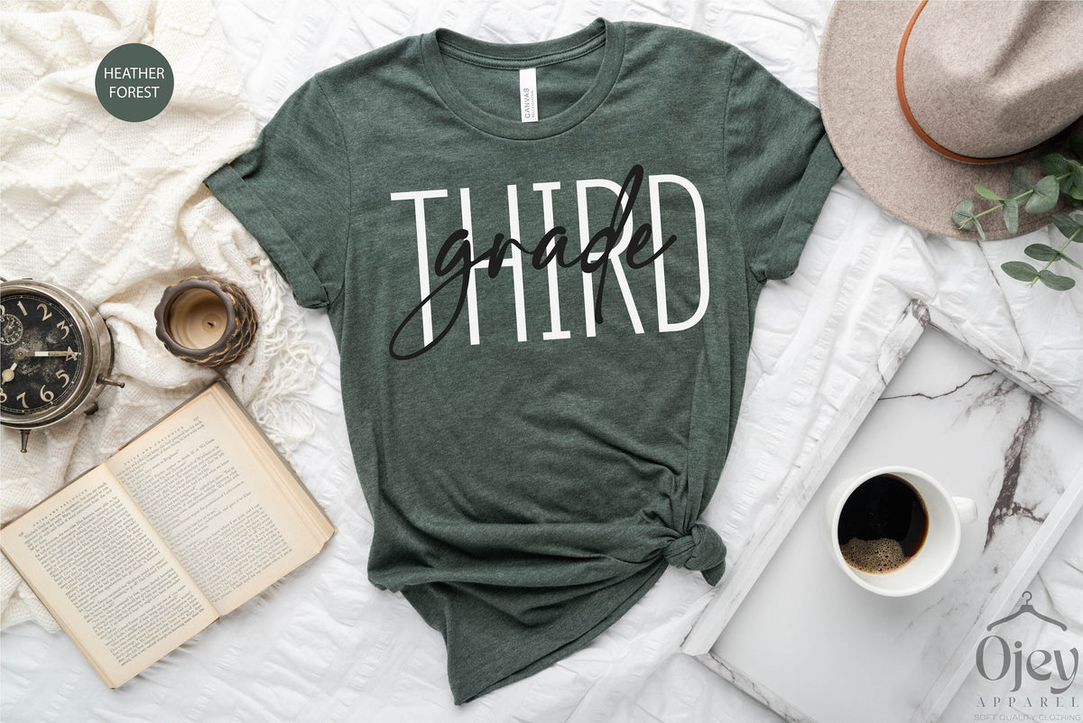 Third Grade Teacher Shirt, 3rd Grade Shirts, Grade School Shirt, Third Grade Squad Shirt, Teacher Appreciation, Teacher Shirt Gift