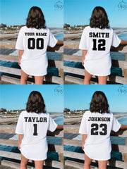Custom Football Shirt, Personalized Jersey Shirt, College Football Shirt, Custom Team Name Shirt, Football Mom Shirt, Football Season Shirt