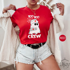 Boo Boo Crew Shirt, Halloween Nurse Shirt,  Funny Halloween Shirts, Cute Nurse Shirt, Halloween Nurse Gift, Spooky Nurse Shirt, Boo Crew Tee