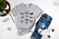 Butterfly Bible Verse Shirt, Christian Shirt for Women, You Are Enough Shirt, Bible Verse T-Shirt, Religious Shirt Gift, Butterfly Shirts