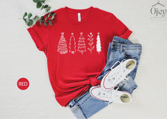 Christmas Trees Shirt, Christmas Tee, Christmas Party Shirt, Christmas Family Shirts , Merry Christmas Shirt, Christmas Spirit Shirts