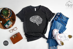 Anatomy Nursing Shirt, Anatomical Brain Typography Tee, Gift For Student, Brain Anatomy Shirt, Human Brain Shirt, Frontal Lobe Temporal Tee