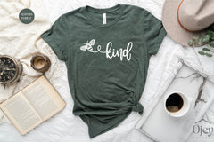 Bee Kind Shirt, Be Kind Shirt, Bee Shirt, Kindness Shirt, Gift for Teacher, Birthday Bee Shirts, Be A Nice Human Shirt, Gift for Her Shirt
