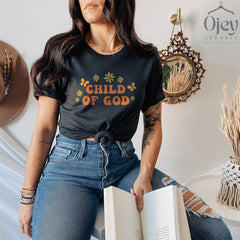 Child of God Shirt, Christian Women Shirt, Christian Kids Shirts, Religious Shirt, Jesus Shirt, Gift for Believer, Faith Shirt for Kids