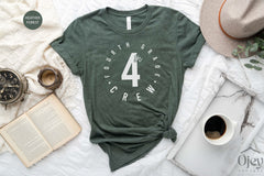 Fourth Grade Crew Shirt, Fourth Grade Teacher Shirt, 4th Grade Squad T-Shirt, 4th Grade Teacher Tees,  Teacher Appreciation Shirts