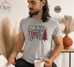 Most Wonderful Time Of The Year Shirt, Christmas Spirit Shirt, Gift For Christmas, Family Christmas Shirts, Xmas shirt, Christmas T-Shirt