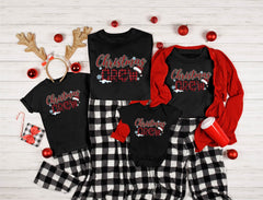 Christmas Crew Shirts, Family Christmas Shirts, Christmas Pajama Shirts, Matching Christmas T-Shirts, Cute Christmas Tees, Plaid Shirts