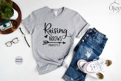 Raising Arrows Shirt, Religious Shirt, Christian Gifts,  Christian Shirt, Faith Shirt, Christian Women, Christian Mom Shirts, Christmas Gift