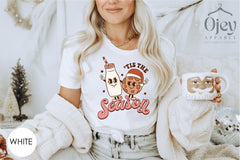 Christmas Tis' the Season Shirt, Cute Christmas Shirt, Holly Jolly Shirt, Cookies and Milk Xmas Shirt, Christmas Gift Shirt, Matching Shirts