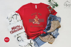 Rollin with My Doughmies, Christmas Gingerbread Shirt, Funny Christmas Shirt, Retro Christmas Shirt, Christmas Cookie Shirt, Kids Xmas Shirt