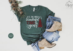 Most Wonderful Time Of The Year Shirt, Christmas Spirit Shirt, Gift For Christmas, Family Christmas Shirts, Xmas shirt, Christmas T-Shirt