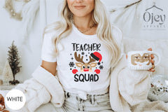 Christmas Teacher Squad Shirt, Christmas Teacher Shirt, Reindeer Teacher Squad Shirt, Christmas Gift for Teacher, Christmas Teacher T-Shirts