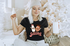 Christmas Tis' the Season Shirt, Cute Christmas Shirt, Holly Jolly Shirt, Cookies and Milk Xmas Shirt, Christmas Gift Shirt, Matching Shirts