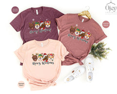 Christmas Dog Shirts, Woofmas Shirt, Dog Mom Christmas Shirt, Dog Dad Xmas Shirt, Gift for Dog Mom, Funny Xmas Dog T-Shirts, Christmas Gift