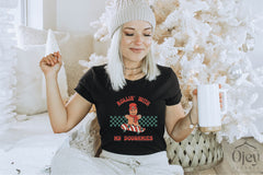 Rollin with My Doughmies, Christmas Gingerbread Shirt, Funny Christmas Shirt, Retro Christmas Shirt, Christmas Cookie Shirt, Kids Xmas Shirt