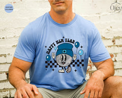 Happy New Year 2026 Shirt, New Years Shirt for Men, 2026 Celebration Shirt, Holiday Shirt, New Years Party, Disco Ball Shirt, New Years Gift