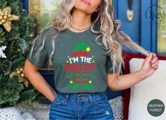 Christmas Elf Shirts, Family Matching Christmas Shirts, I'm The Sassy Elf Shirt, I'm The Boss Elf Shirt, Cute Elf Shirts, Christmas Gifts