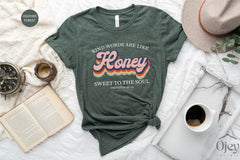 Christian Shirts for Women, Kind Words Are Like Honey, Proverbs 16:24 Shirt, Church Shirt, Faith Shirt, Christian Shirts, Religious Shirts
