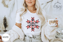 Custom Christmas Shirts, Family Christmas T-Shirt, Custom Snowflake Shirts, Plaid Christmas Family Shirts, Christmas Party Shirts for Family