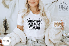 Hunting Is My Favorite Season Shirt, Deer Antler Shirt, Unisex Hunting Shirt, Deer Hunting T Shirts, Hunting Season Shirt, Hunting Gifts