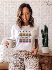 Custom Teacher Shirt, Cheetah Teacher Name Shirt, Elementary Teacher Shirts, Personalized Teacher Shirt, Christmas Teacher Gift