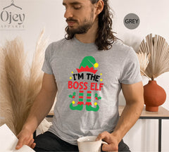 Christmas Elf Shirts, Family Matching Christmas Shirts, I'm The Sassy Elf Shirt, I'm The Boss Elf Shirt, Cute Elf Shirts, Christmas Gifts