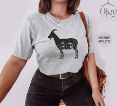 Floral Goat Shirt, Goat Shirt, Floral Goat Tee, Flower Goat Shirt, Goat Lover Tee, Goat Shirt, Goat Lover Gift, Goat Shirt Gift, Goat Love