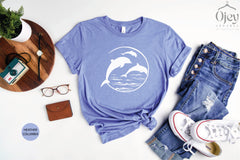 Dolphin Shirt, Dolphin Lover Shirt, Ocean Shirts, Environmental Shirts, Water Dolphin Shirt, Dolphin Gift Shirt, Dolphin Kids Shirts