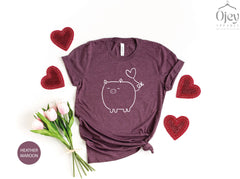 Valentine Kids Shirt, Custom Toddler Shirt, Valentine Animal Shirts, Kids Valentine Shirt, Funny Toddler Shirt, Personalized Gift