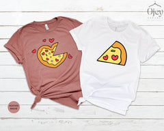 Couples Valentine Shirt, Pizza Couples Valentine Shirt, Matching Couples Shirt, Mom and Me Valentine Shirts, SOLD INDIVIDUALLY