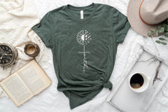 Faith Shirt, Jesus Shirt, Religious Shirt, Butterfly Shirt, Vintage Shirt, Christian Shirt, Religious Gift, Christian Shirts, Christmas Gift