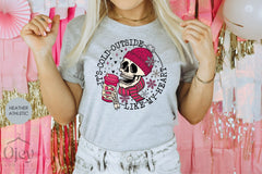 Funny Valentine Day Shirt, Sarcastic Valentine Shirts, It's Cold Outside Like My Heart Shirt, Sarcastic Galentine Shirt, Valentines Day Gift