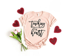 Valentine Teacher Shirt, Teacher Valentine Gift, Valentine Teacher Crew, Teaching Filly My Heart, Valentines Gift for Teacher, Teacher Crew