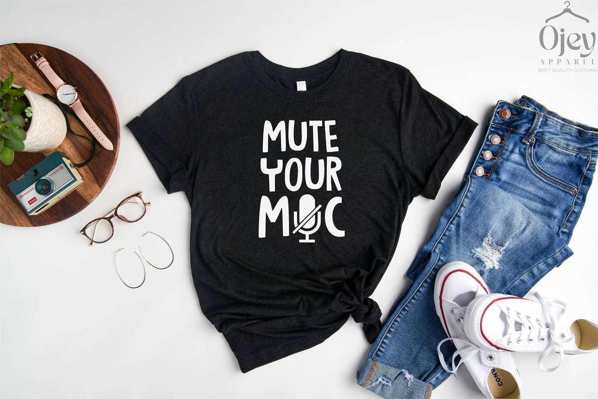 Mute Your Mic Shirt, Custom Teacher Shirt, Quarantine Teacher Shirt, Back To School Shirt, Gift For Teacher, Distance Learning Shirts, tee