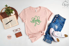 St. Patrick Day Tee, St Patty's Day Shirt, Shamrock Shirt, Irish Tee, Clover Shirt, Lucky Charm Tee, Feeling Lucky Shirt
