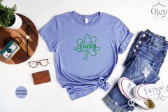 St. Patrick Day Tee, St Patty's Day Shirt, Shamrock Shirt, Irish Tee, Clover Shirt, Lucky Charm Tee, Feeling Lucky Shirt