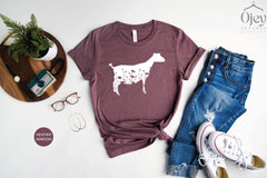 Farm Girl Shirt, Goat Girl Shirt, Easily Distracted by Goats, Floral Goat Shirts, Goat Lover Shirt, Goat Shirts Gift, Cute Goat Shirt