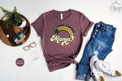 Lucky Mama Shirt, St. Patrick Mom Shirt, One Lucky Mama Shirt, St. Patrick Day Shirt, St Patrick Shirt for Mom