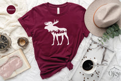 Moose Shirt, Moose Shirt for Women, Moose T-Shirt, Moose Camp Shirt Moose Lover Shirt  Kids Moose Shirt  Mountain Moose Shirt Moose Gift Tee