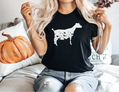 Farm Girl Shirt, Goat Girl Shirt, Easily Distracted by Goats, Floral Goat Shirts, Goat Lover Shirt, Goat Shirts Gift, Cute Goat Shirt