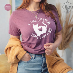 Cat Shirts, Cat Shirts for Women, Cats>People, I Like Cats More than People Shirt, Cats Shirts,  Funny Cat Shirts, Gift Cat Mom, Cat Mom