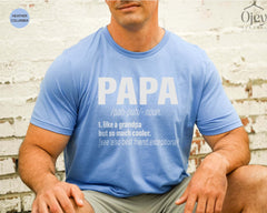 Papa Definition Shirt, Fathers Day Gift, Dad Birthday Shirt, Funny First Father Shirt, Papa Meaning Shirt, Retro Dad Crewneck, Step Dad Gift