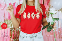 Cute Valentine Shirt, Ghost Valentine Shirt, Valentine Day Shirt, Valentine Day Gift, Funny Valentine Day Shirt, Cute Valentines Shirt