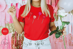 Cute Valentine Shirt, Valentine Candy Shirt, Valentine Day Shirt, Valentine Gift Shirt, Valentine Lollypop Shirt, Valentine Shirts for Women