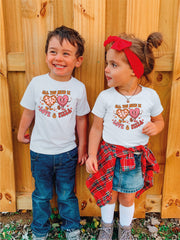 Kids Valentine Shirts, Toddler Valentine Shirts, All You Need is Pizza and Love Shirt, Valentine Day Outfits, Kids Valentine Outfits
