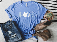 Teacher Shirt, Love Teacher Tee, Kinder Teacher Shirts, Teacher Appreciation Shirt, Teacher Gift for Women Shirt, Best Teacher , Teach Tee
