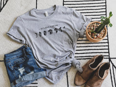 Moon Phases Shirt, It's Just a Phase Shirt Celestial Shirt, Astronomy Shirt, Space T-Shirt, Unisex Gift Crewneck T Shirt for Him & Her