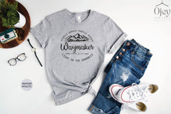 Waymaker Miracle Worker Promise Keeper T Shirt, Christian Shirt for Women, Religious Shirt, Christian Shirts, Religious Gift,