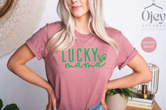 Lucky Mama Shirt, St Patricks Shirt, St Patty's Lucky Shirt, Shamrock Shirt, Lucky Tee, Patrick's Day Women Tee, Mama St Patrick's Day Gift