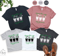 St Patricks' Day Gnome Shirt, Shamrockin' With My Gnomes Tee, Funny St Patrick T-shirt, Irish Gnome Shirt ,St Patricks' Family Shirt